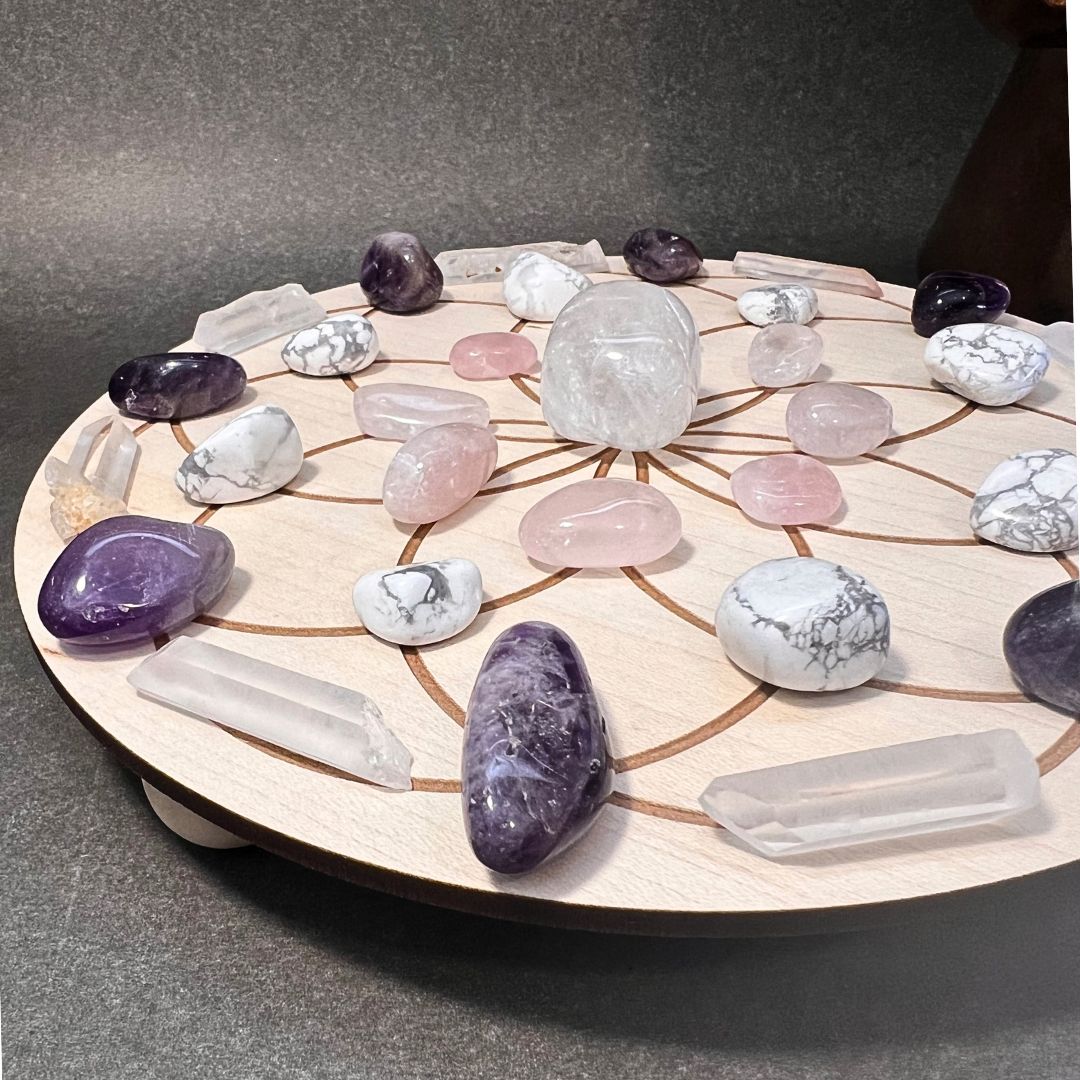 Inner Calm Crystal Grid Kit – Serenity & Stress Relief with Healing Stones - Image 9