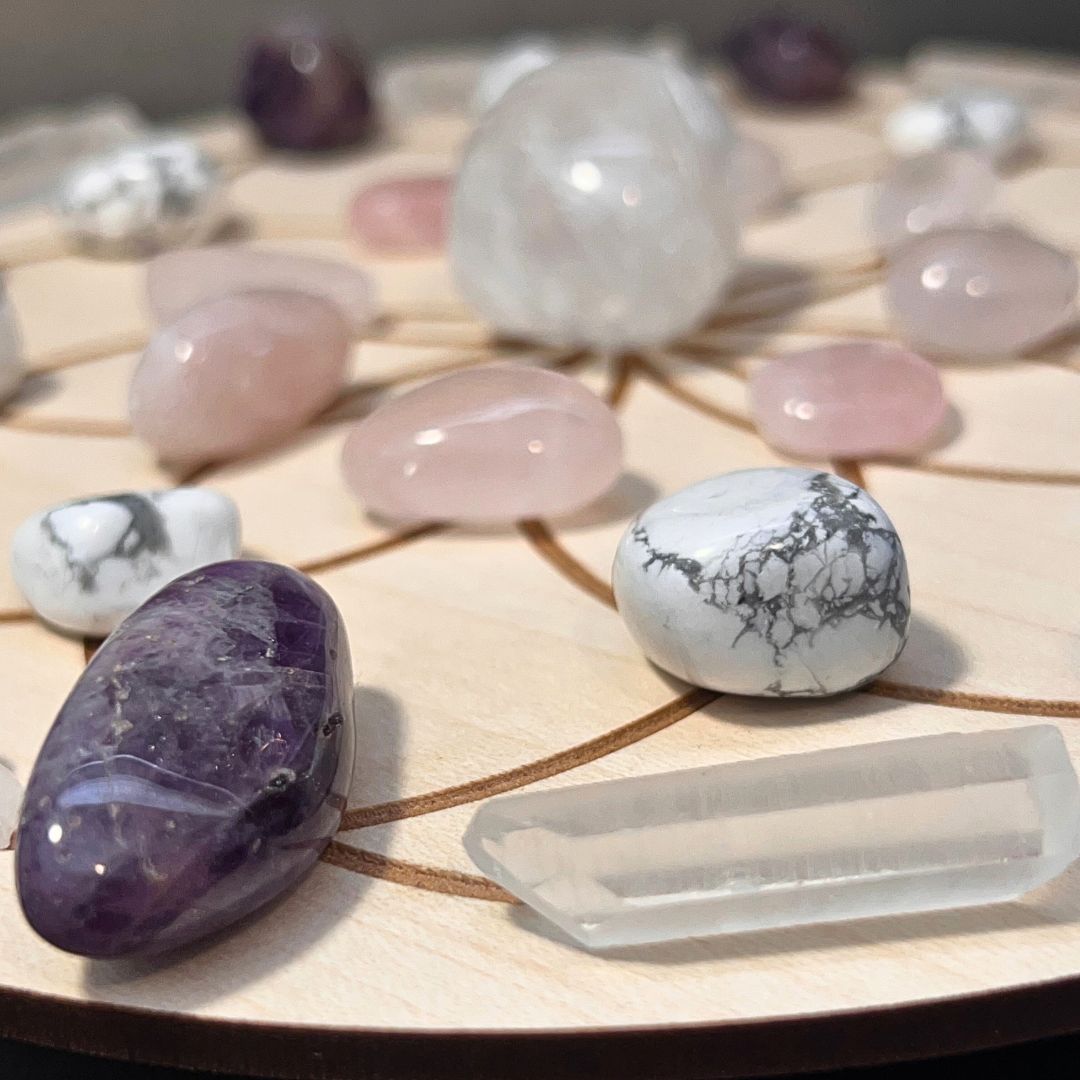 Inner Calm Crystal Grid Kit – Serenity & Stress Relief with Healing Stones - Image 4
