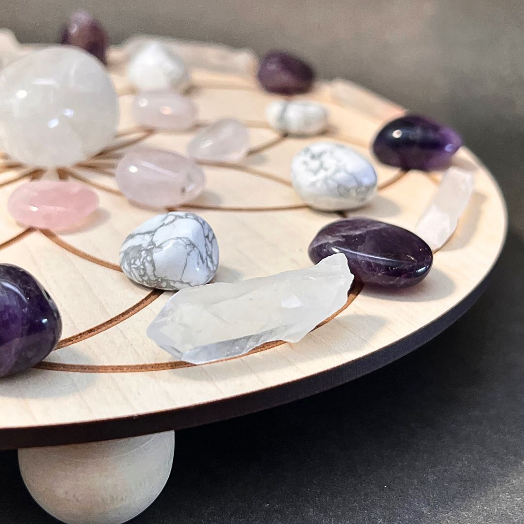 Inner Calm Crystal Grid Kit – Serenity & Stress Relief with Healing Stones - Image 5