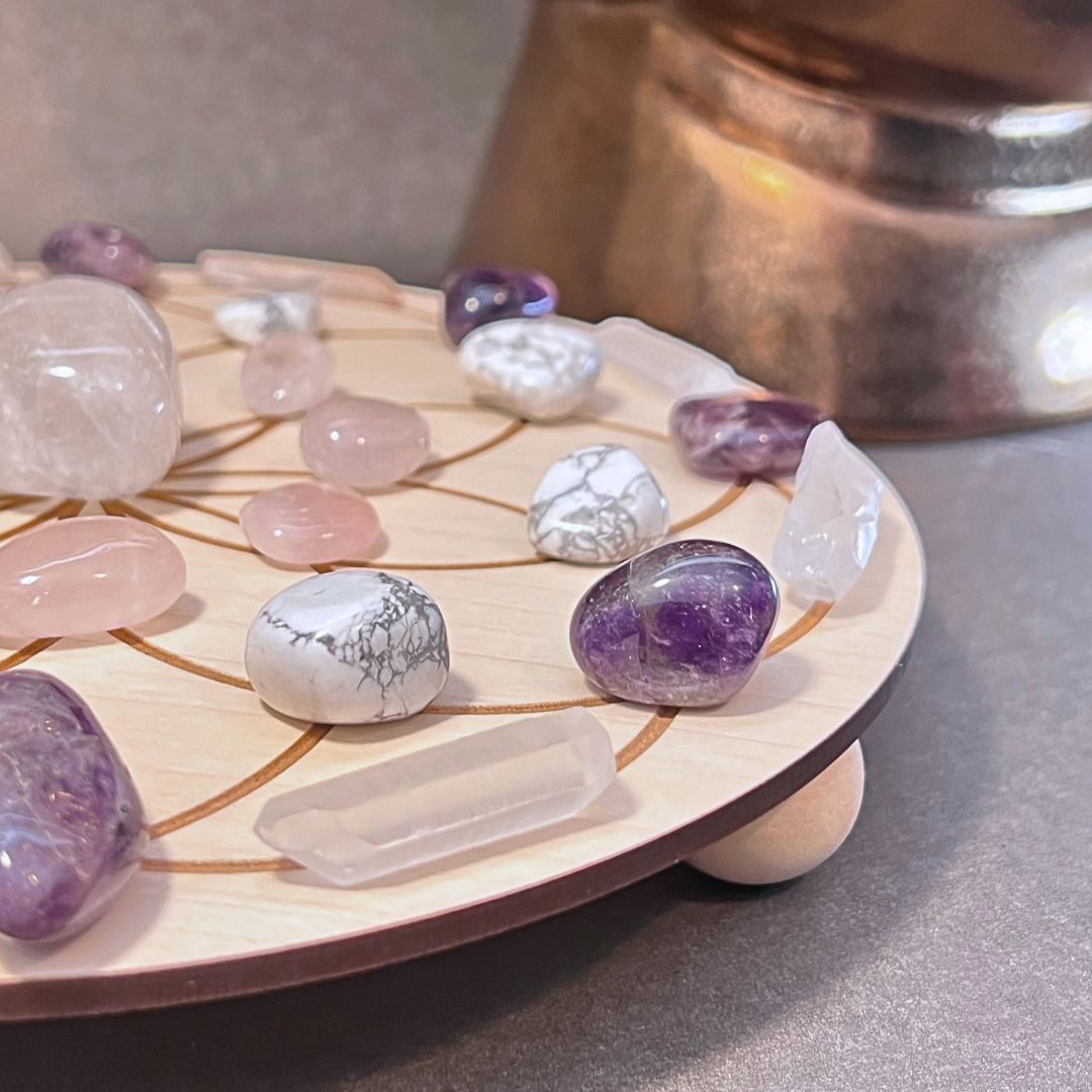 Inner Calm Crystal Grid Kit – Serenity & Stress Relief with Healing Stones - Image 7