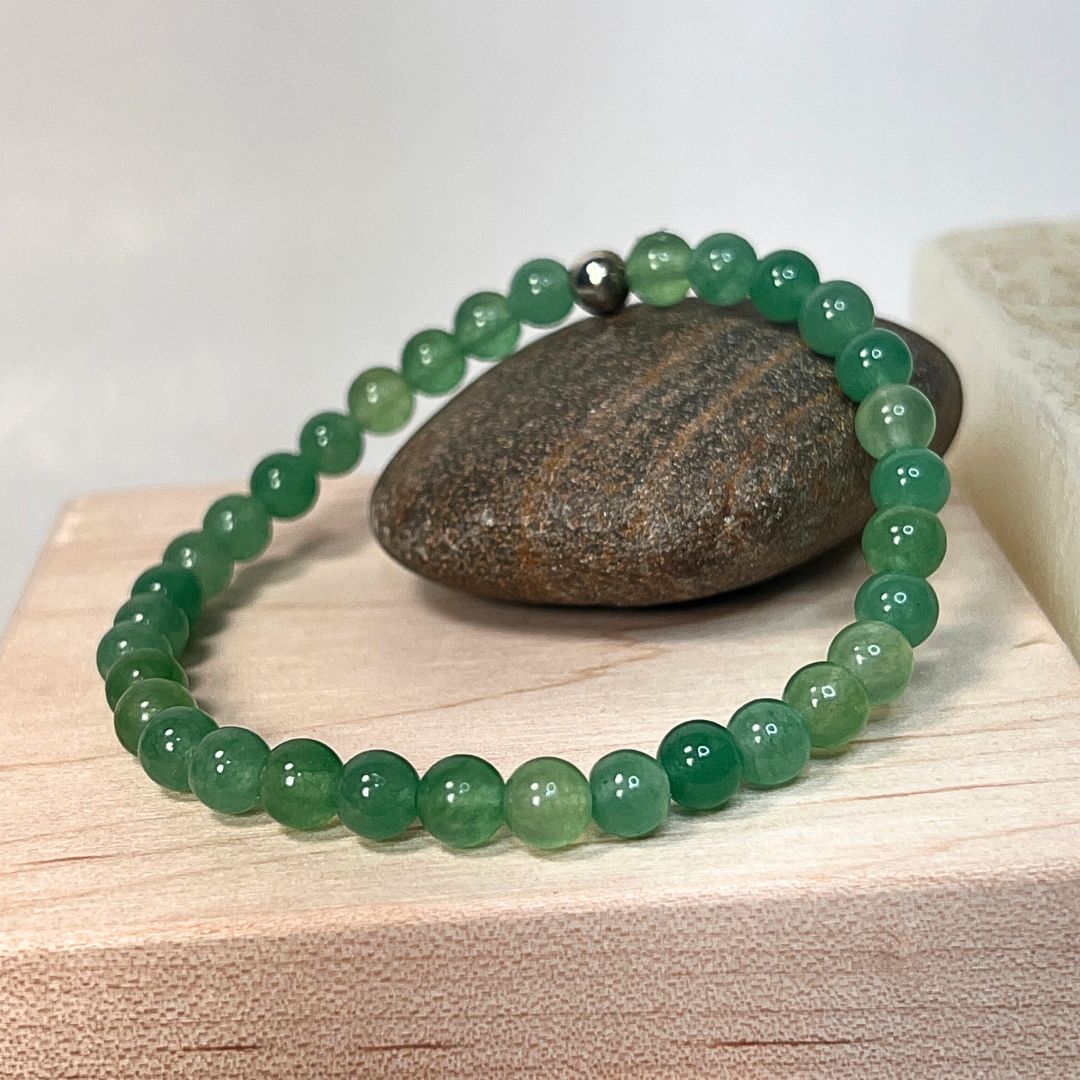 ♍Virgo Zodiac Bracelet Set – Amethyst, Aventurine & Amazonite - Image 5